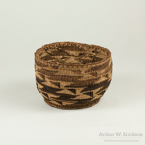 Klamath Basket with Intricate Design