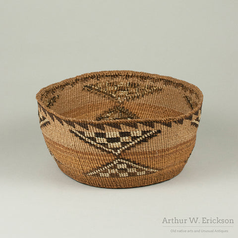 Klamath Quilled Basket