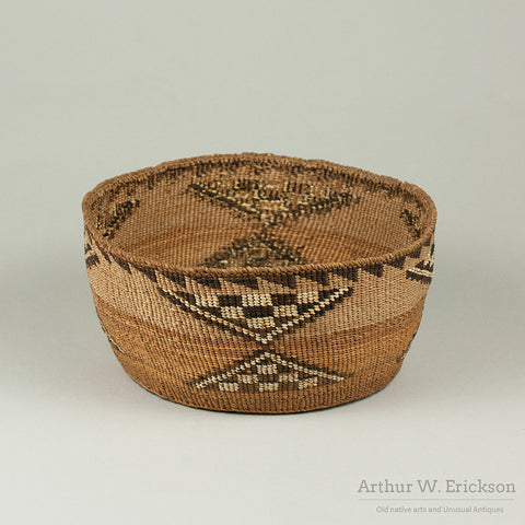 Klamath Quilled Basket
