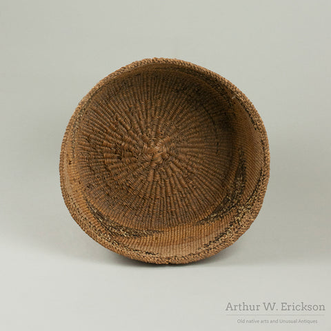 Klamath Quilled Basket