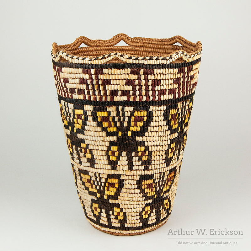 Large Klickitat Butterfly Basket by Nettie Kuneki