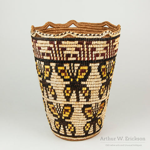 Large Klickitat Butterfly Basket by Nettie Kuneki