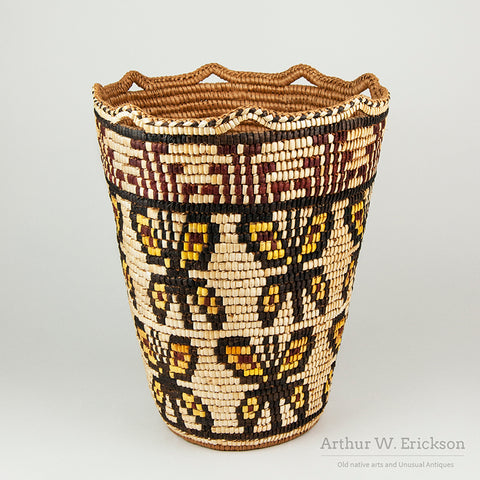 Large Klickitat Butterfly Basket by Nettie Kuneki