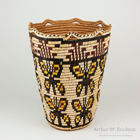 Large Klickitat Butterfly Basket by Nettie Kuneki