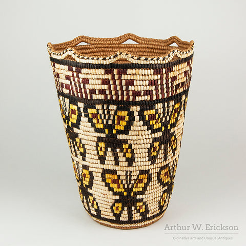 Large Klickitat Butterfly Basket by Nettie Kuneki