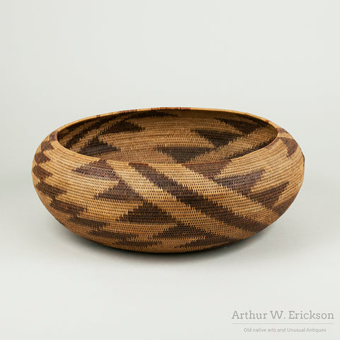 Large Pomo Single Rod Basket