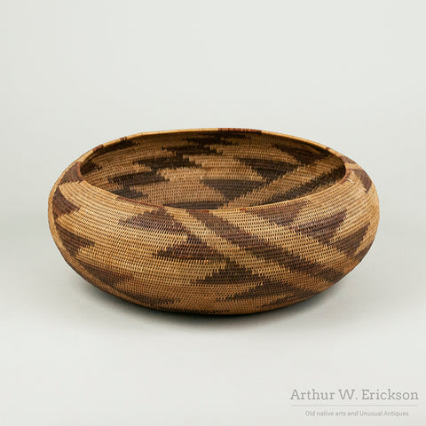 Large Pomo Single Rod Basket