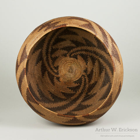 Large Pomo Single Rod Basket