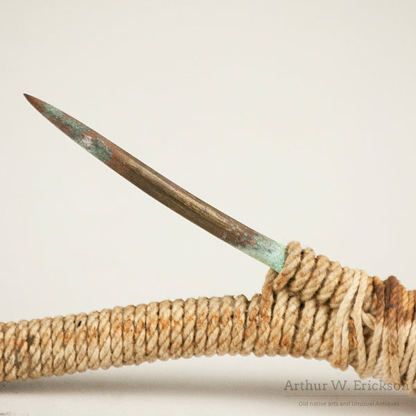 Antique Copper Halibut Hook