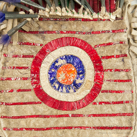 Plains Quilled and Fringed Bag