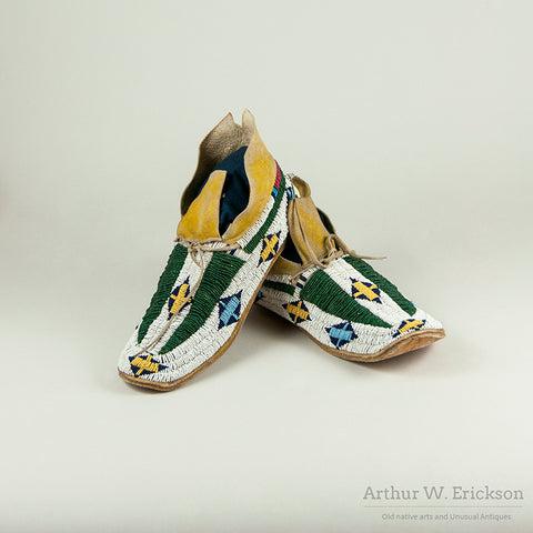 Cheyenne Beaded Moccasins