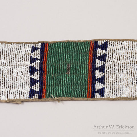 Sioux Beaded Blanket Strip - Arthur W. Erickson - 6