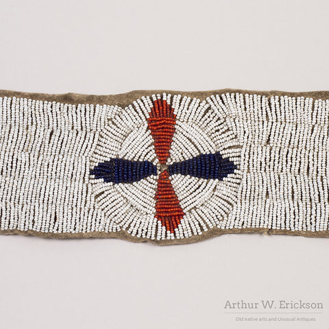 Sioux Beaded Blanket Strip - Arthur W. Erickson - 8