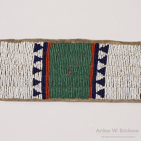 Sioux Beaded Blanket Strip - Arthur W. Erickson - 9
