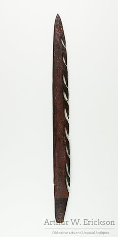 Torres Strait Wooden Spear Head