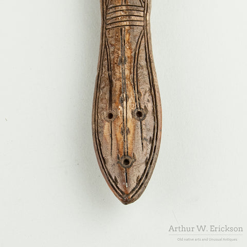 Punuk Period Fossilized Ivory Cord Handle