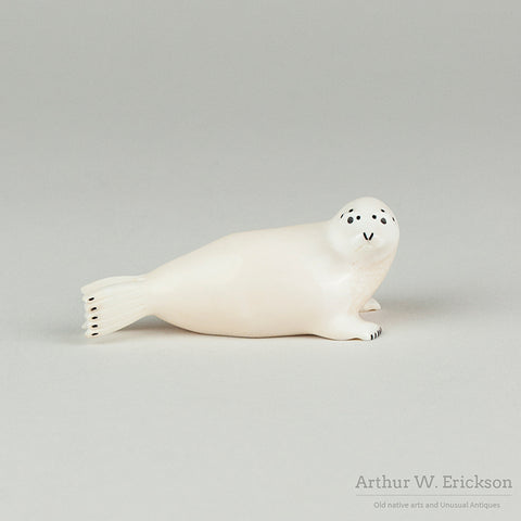 Walrus Ivory Seal by T. Mayac