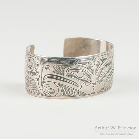 Sterling Raven Bracelet