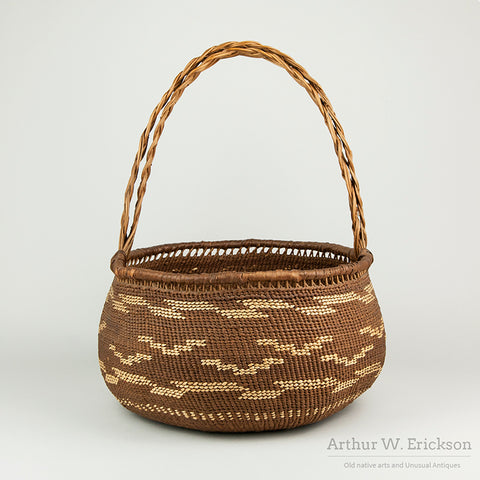 Large Siletz Basket with handle