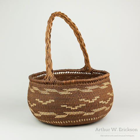 Large Siletz Basket with handle