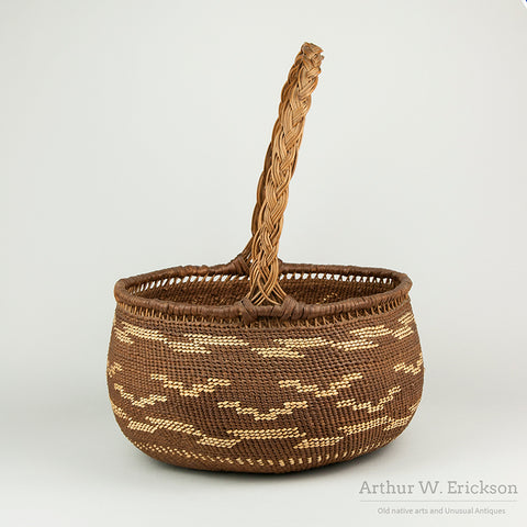 Large Siletz Basket with handle