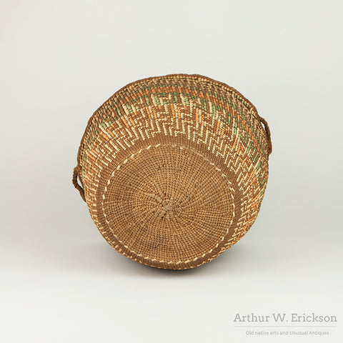 Unusual Large Early Quinault Basket