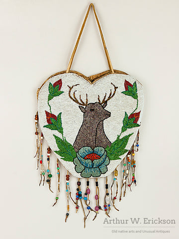 Plateau Elk Head Heart Bag