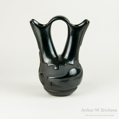 Madeline Tafoya (1912-2002) Carved Wedding Vase