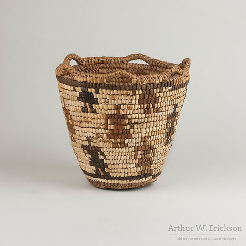 Figural Fully Imbricated Huckleberry Basket