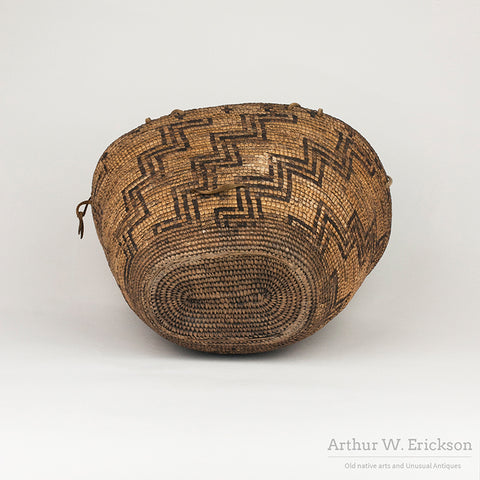 19th Century Nisqually or Puyallup Basket with Tumpline