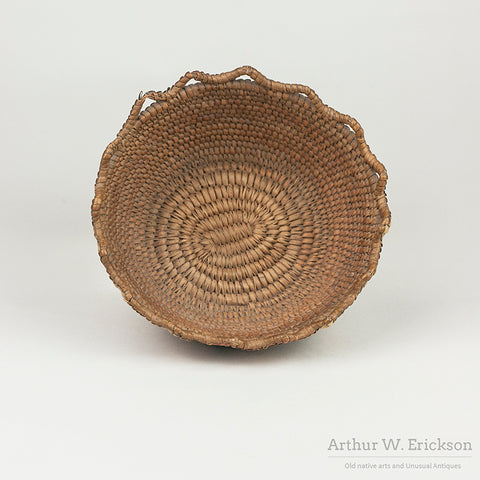 Small Figural Nisqually-Puyallup Fully Imbricated Basket