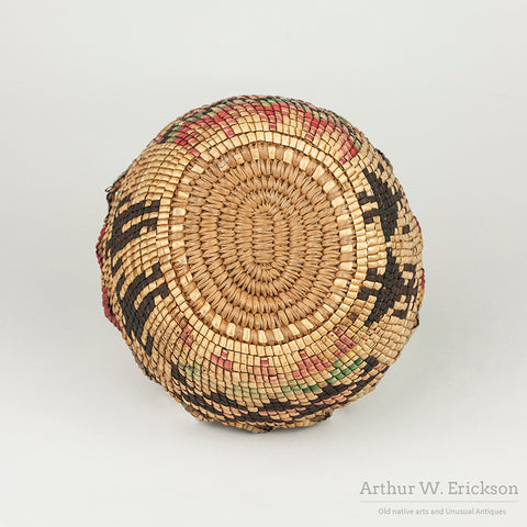 Small Figural Nisqually-Puyallup Fully Imbricated Basket