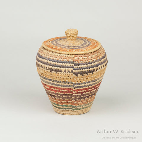 Hooper Bay InuitLidded Basket