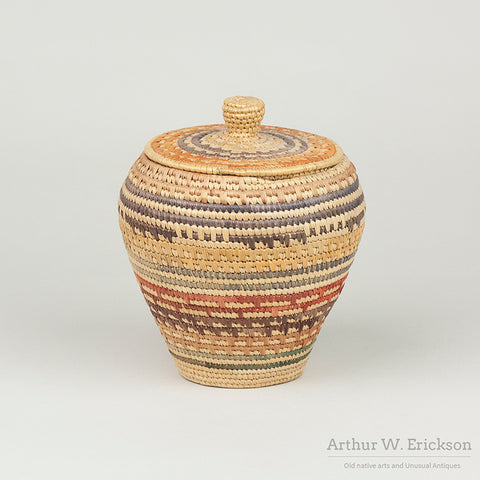 Hooper Bay InuitLidded Basket