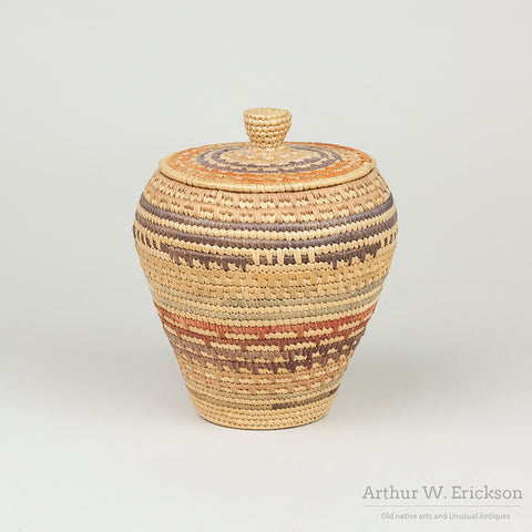 Hooper Bay InuitLidded Basket