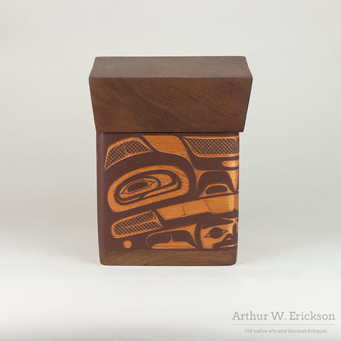 Carved Bent Wood Box by Ken Humpherville