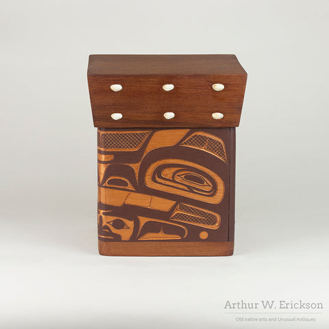 Carved Bent Wood Box by Ken Humpherville