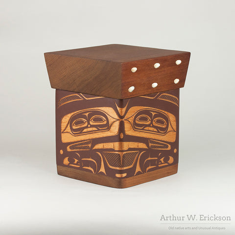 Carved Bent Wood Box by Ken Humpherville