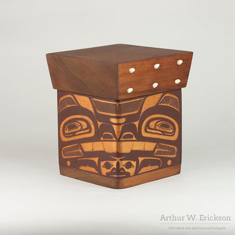Carved Bent Wood Box by Ken Humpherville