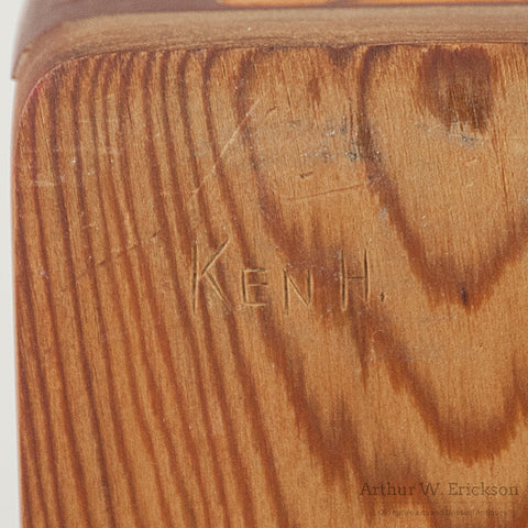 Carved Bent Wood Box by Ken Humpherville