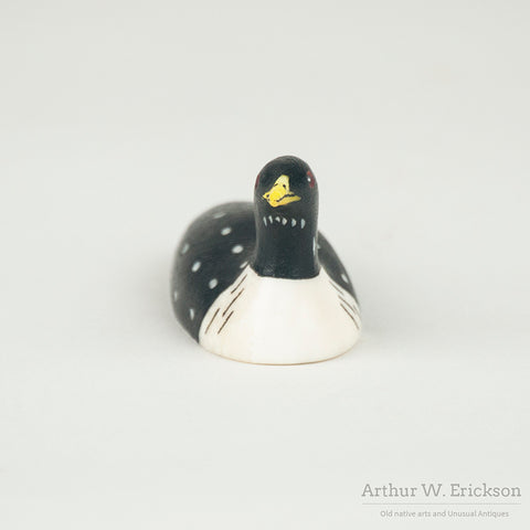 Yellow Billed Loon by Charles M Kokuluk (1940-2019)