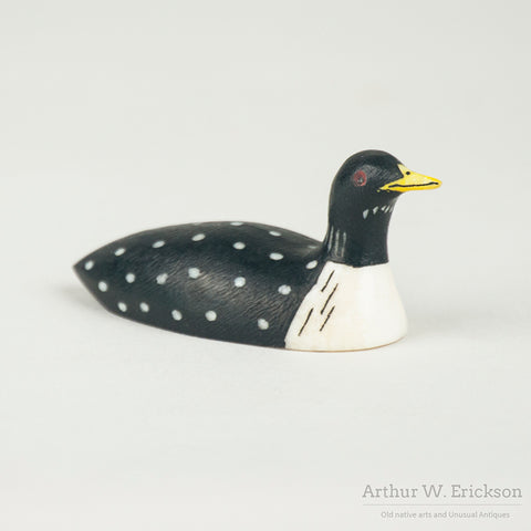 Yellow Billed Loon by Charles M Kokuluk (1940-2019)