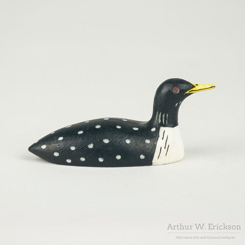 Yellow Billed Loon by Charles M Kokuluk (1940-2019)