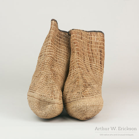 Pair of Inuit Grass Socks
