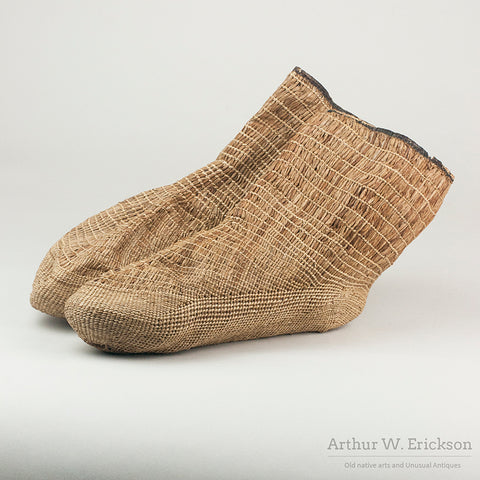 Pair of Inuit Grass Socks