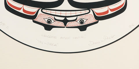 "Tri-Orca" Lithograph by Duane Pasco