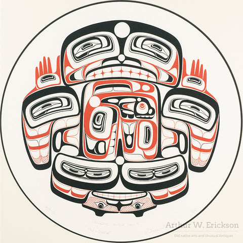 "Tri-Orca" Lithograph by Duane Pasco