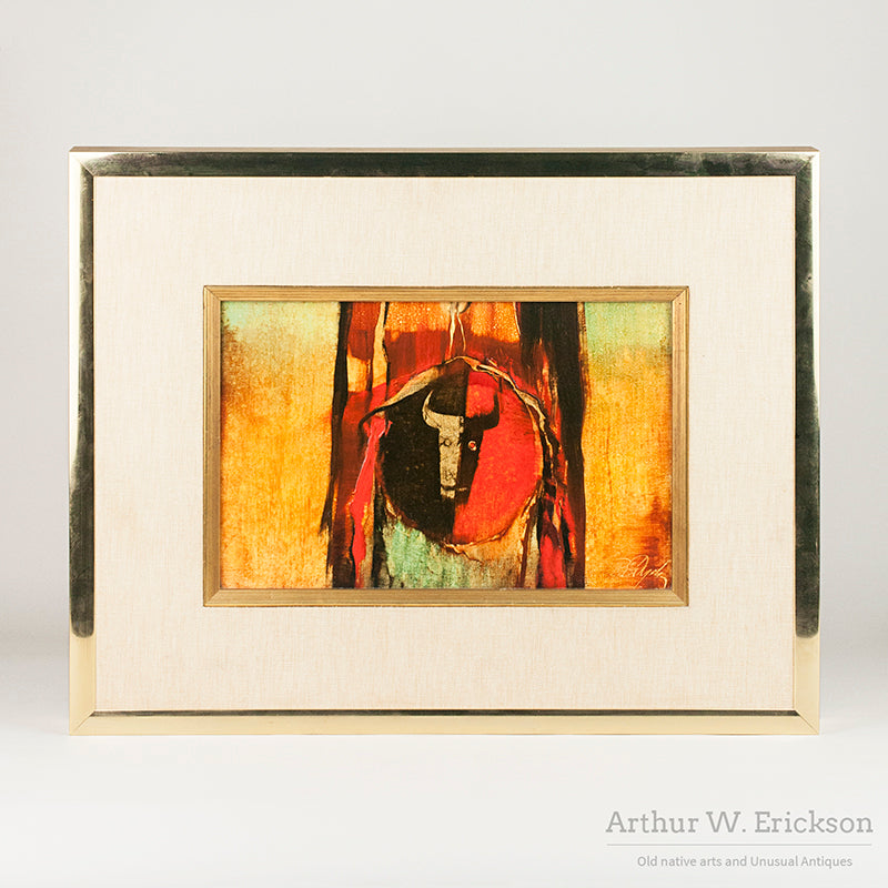 "Buffalo, Buffalo..." Oil Painting by Paul Dyck (1917-2006)