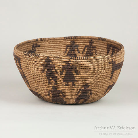 Figural Maidu Basket