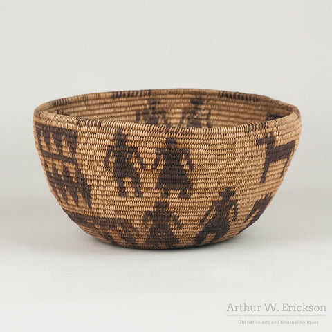 Figural Maidu Basket